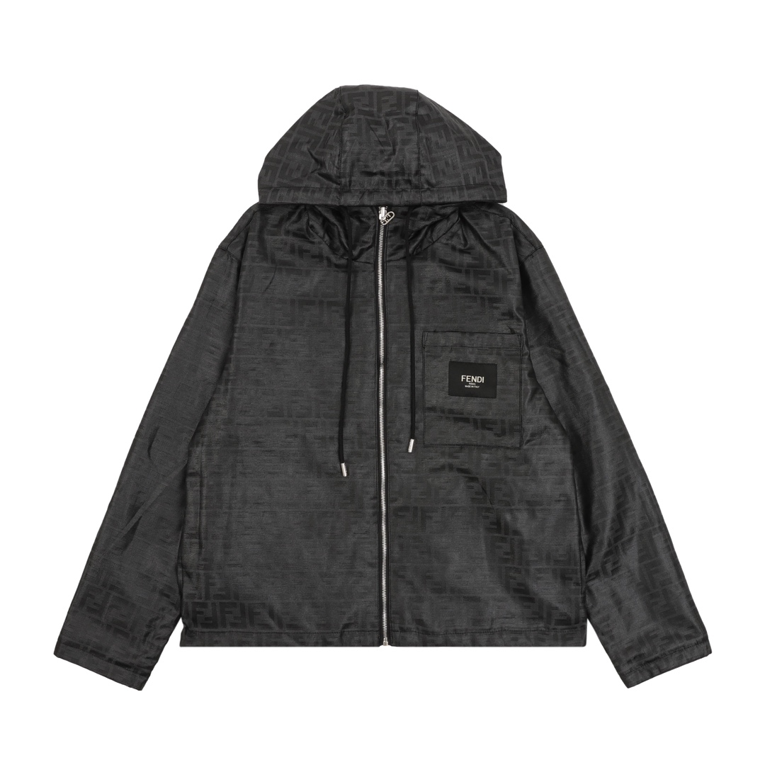 Fendi 펜디 풀프린트 바람막이 양면 재킷 의류