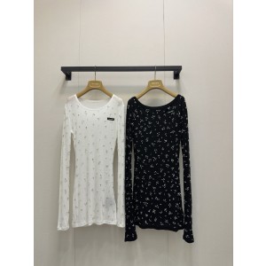 miumiu 미우미우 긴팔 티셔츠 드레스 의류