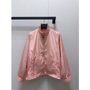 LV 루이비통 클래식 모노그램 바람막이 후드 핑크 재킷 의류