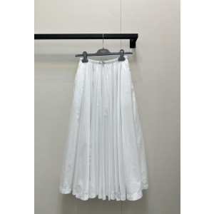 PRADA 프라다 허리 밴딩 A라인 스커트 치마 의류