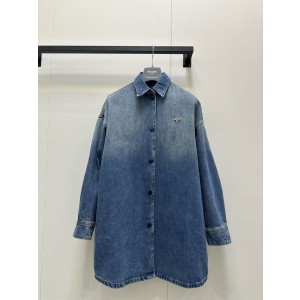PRADA 프라다 데님 셔츠형 자켓 의류