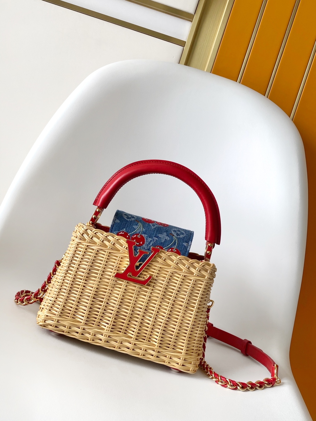 LV 루이비통 Capucines 카퓌신 미니 핸드백 가방