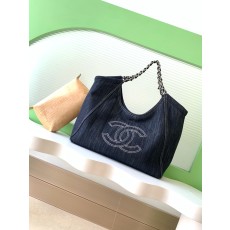 Chanel 샤넬 데님 토트백 라지 가방