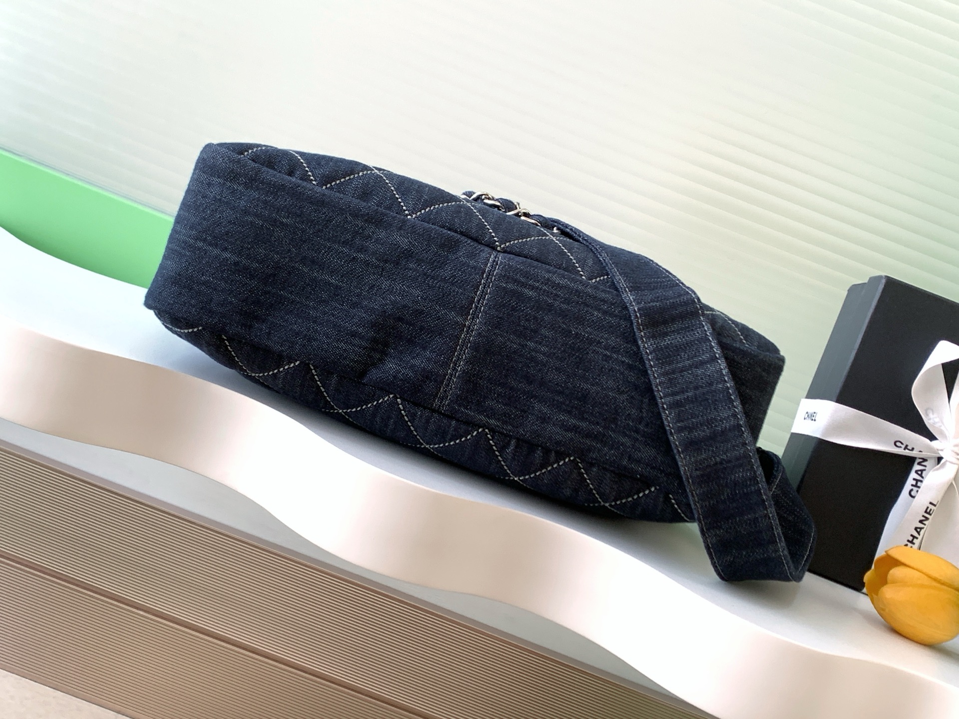 Chanel 샤넬 데님 에어포트 백 가방