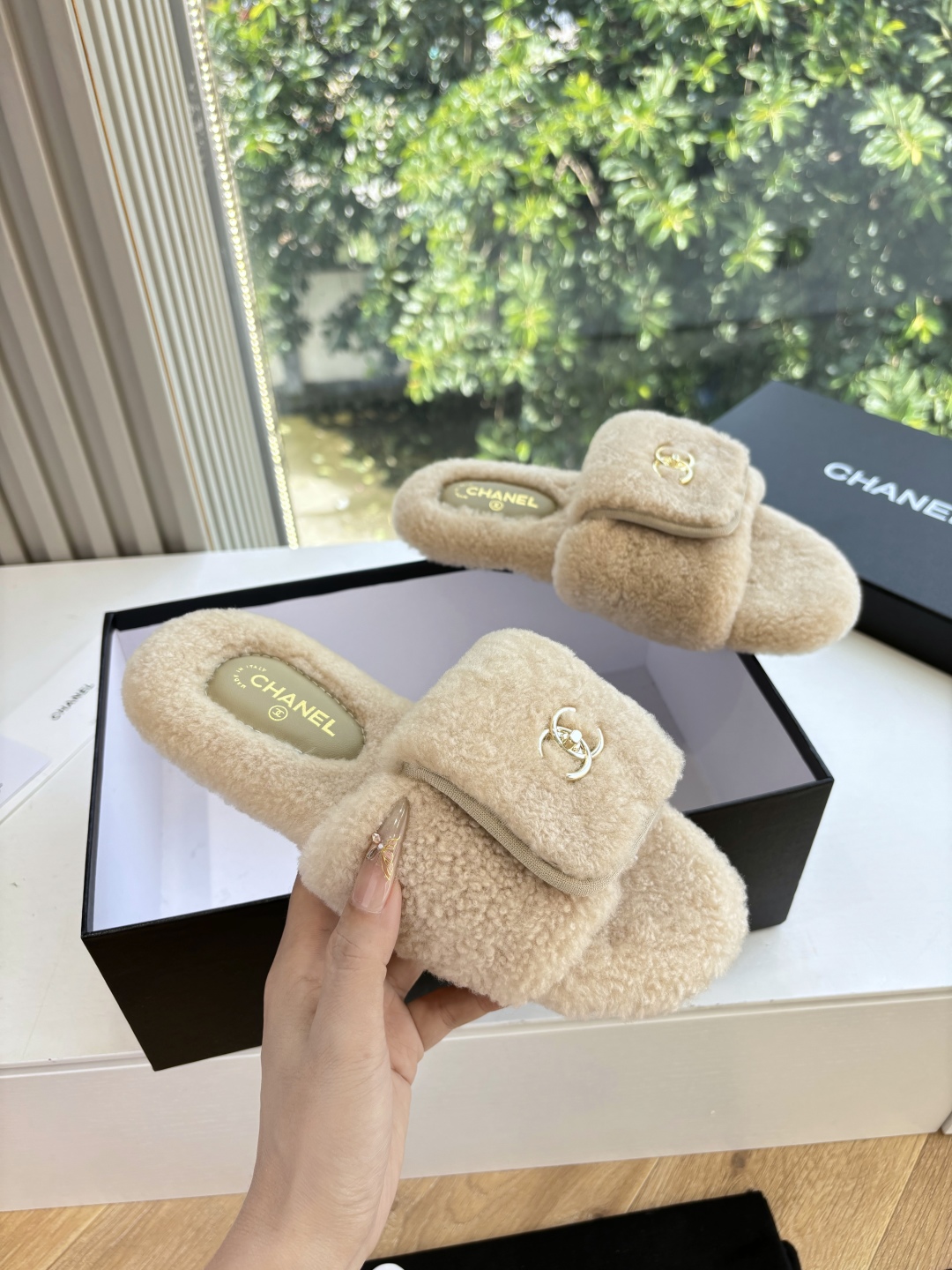 Chanel 샤넬 슬링백 슬리퍼 신발