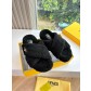 Fendi 펜디 퍼 슬리퍼 신발