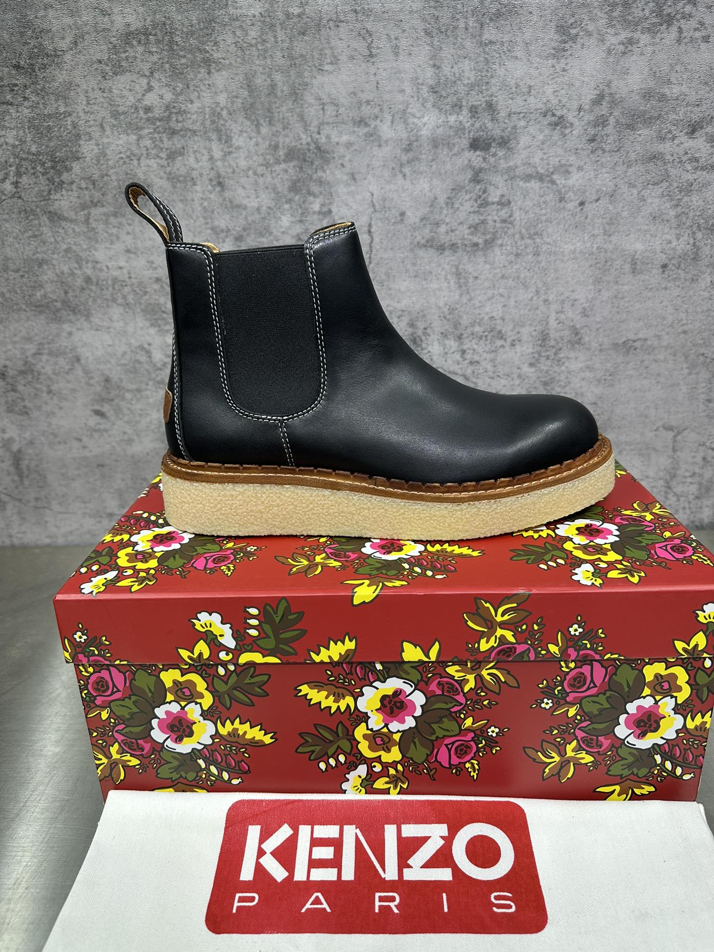 Kenzo 겐조 남성 라운드 토 더비 슈즈 신발