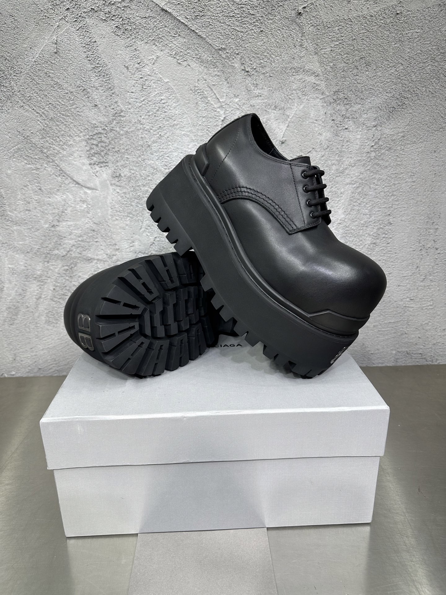 Balenciaga 발렌시아가 2145 남성 두꺼운 밑창 더비 슈즈 신발