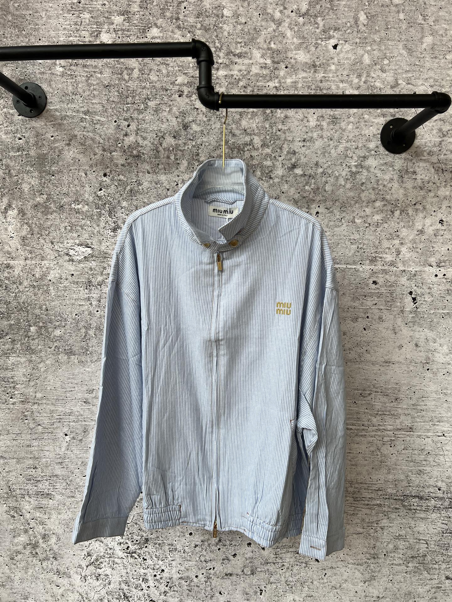 MiuMiu 미우미우 스트라이프 셔츠형 재킷 의류