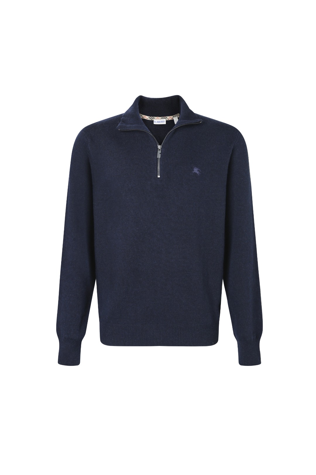 Burberry 버버리 자수 하프집업 하이넥 니트 의류