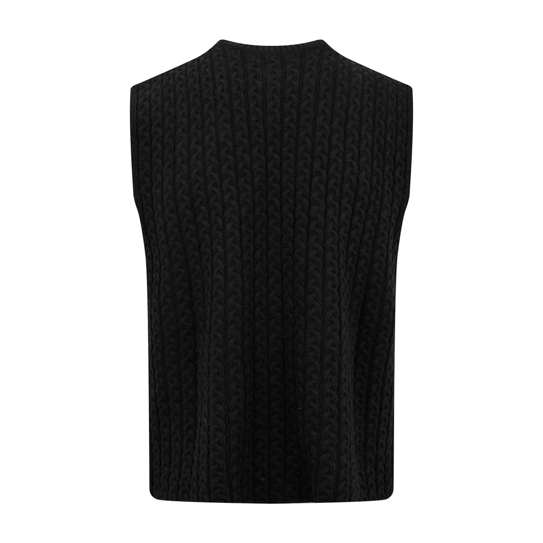 LOEWE Anagram 로에베 케이블 니트 베스트 조끼 의류