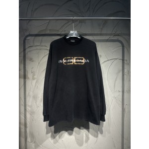 BALENCIAGA 발렌시아가더블B 로고 워싱 티셔츠 의류