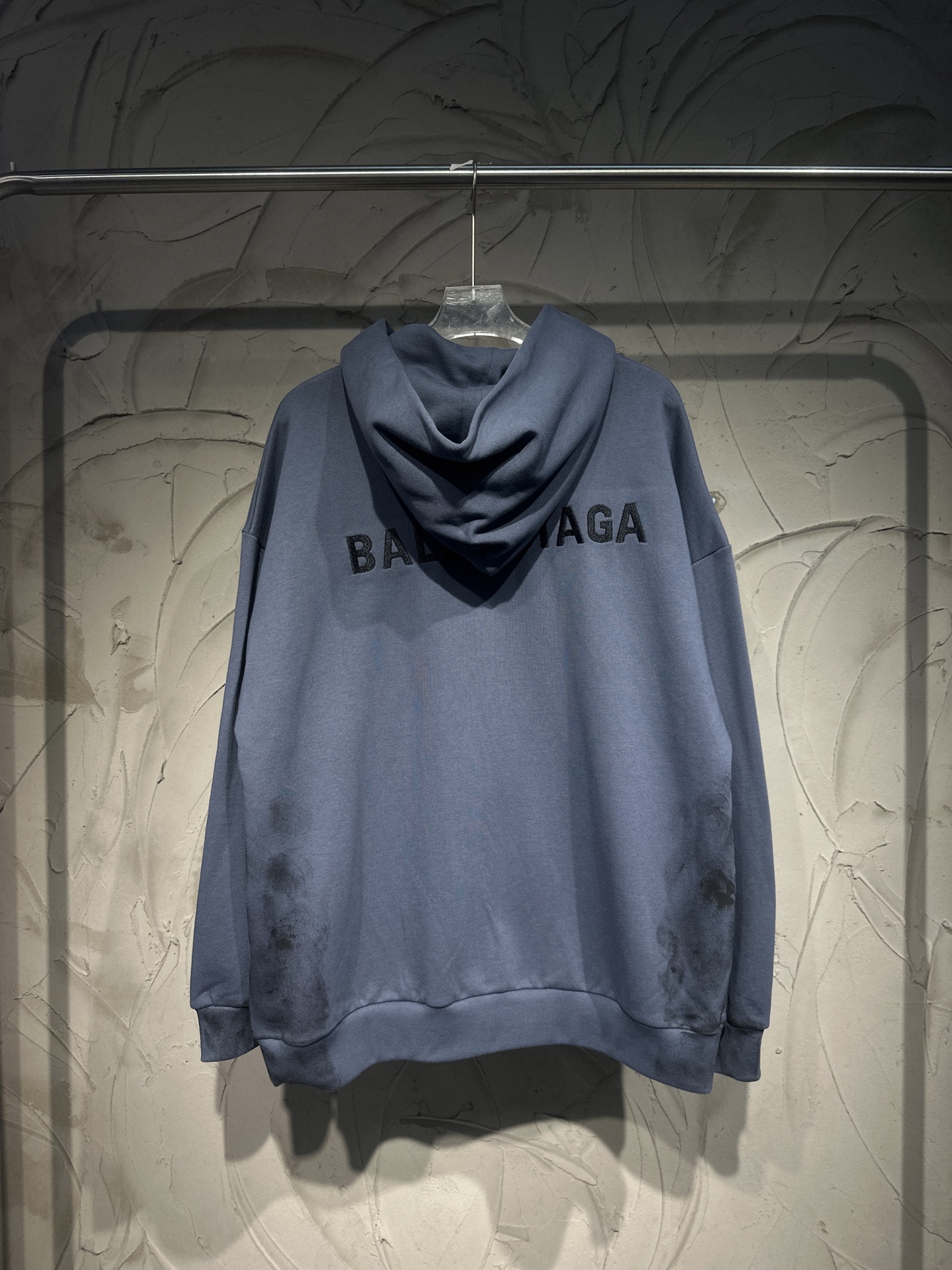 BALENCIAGA 발렌시아가 빈티지 페인팅 로고 자수 후드 집업 의류