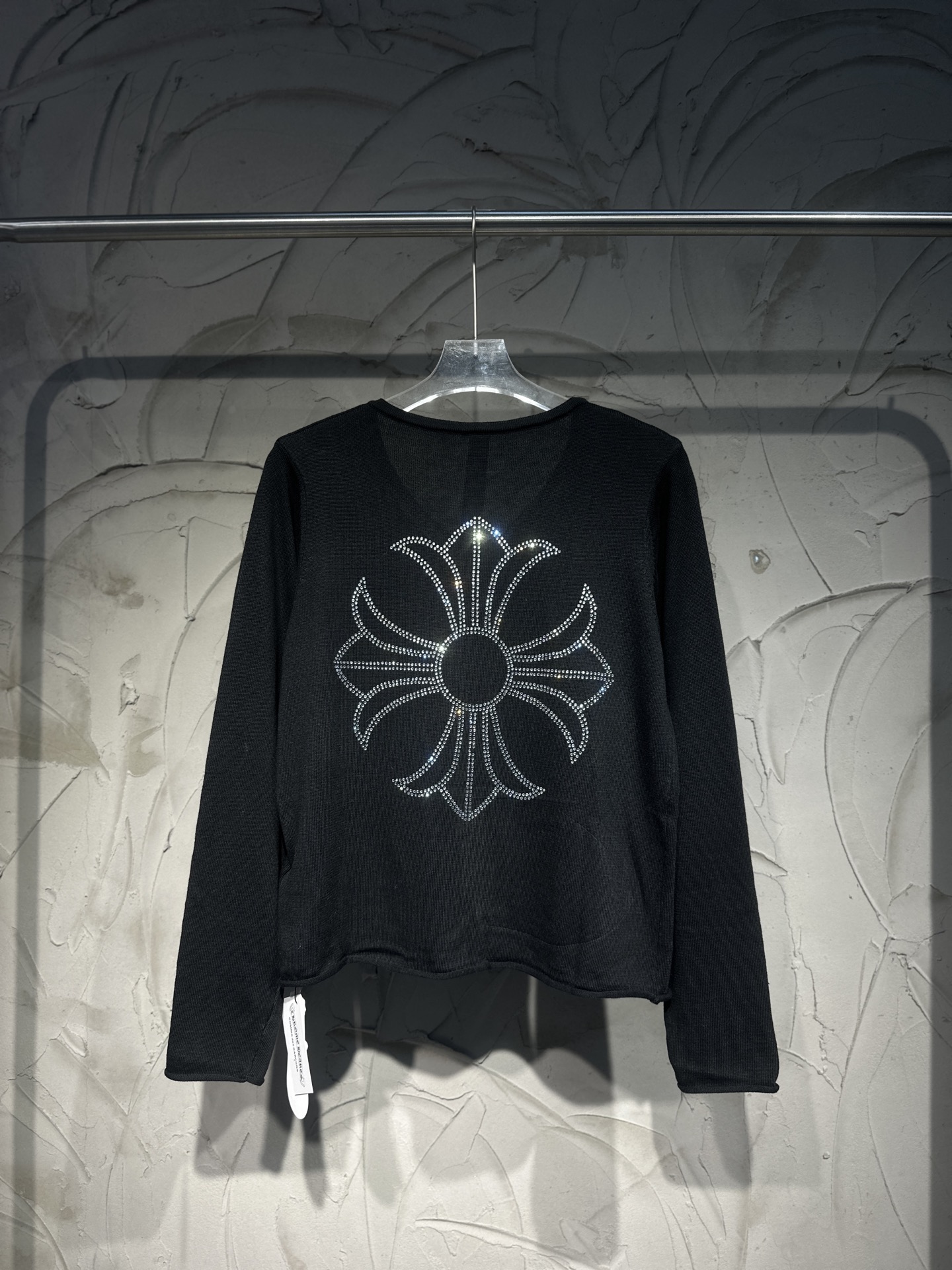 Chrome Hearts 크롬하츠 스톤 장식 V넥 니트 의류