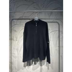 Balenciaga 발렌시아가 하이넥 반집업 긴팔 니트 의류