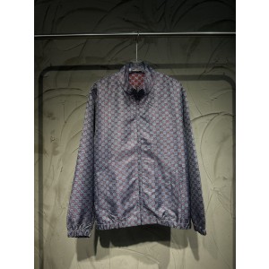 GUCCI 구찌 배색 지퍼 하이넥 파일럿 재킷 자켓 의류