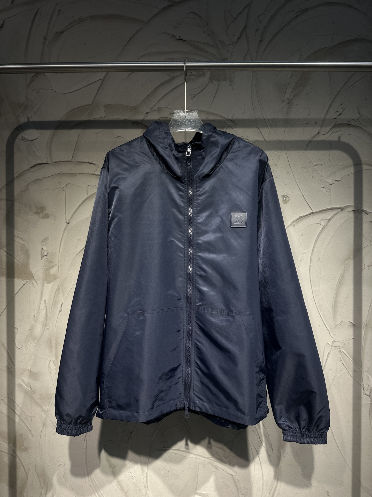 LOUIS VUITTON LV 루이비통 양면 트위드 패치 바람막이 재킷 자켓 의류