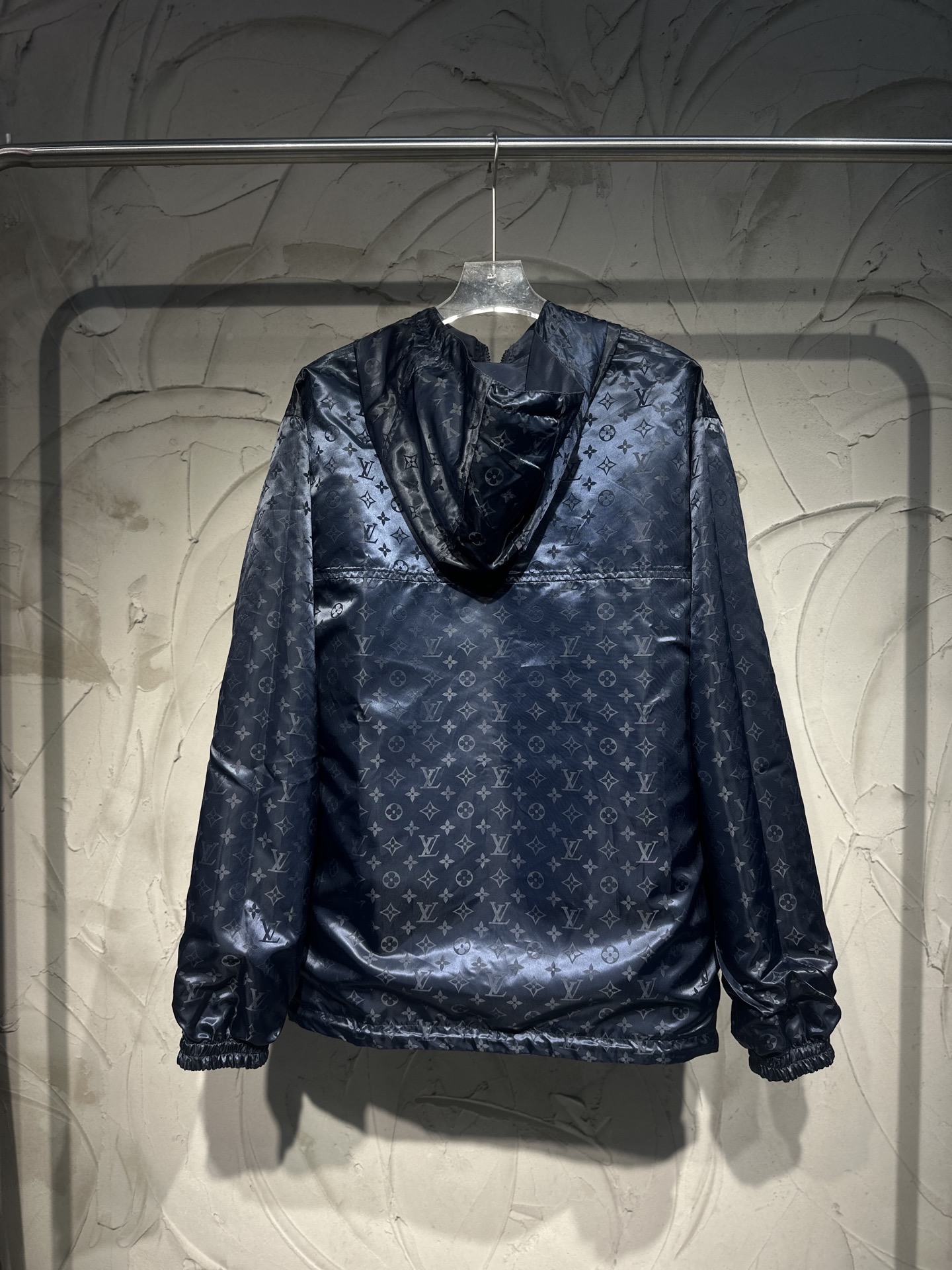 LOUIS VUITTON LV 루이비통 양면 트위드 패치 바람막이 재킷 자켓 의류