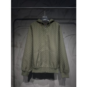 GUCCI GG 구찌 풀프린트 체크 후드 재킷 자켓 의류