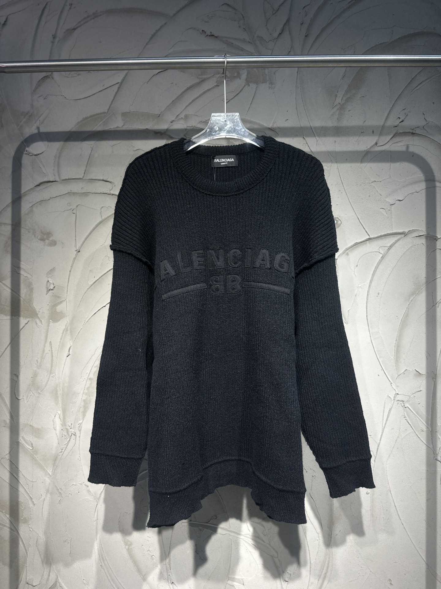 Balenciaga 발렌시아가 패치 로고 니트 의류