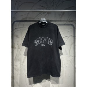 Balenciaga 발렌시아가 미러 로고 반팔 티셔츠 의류