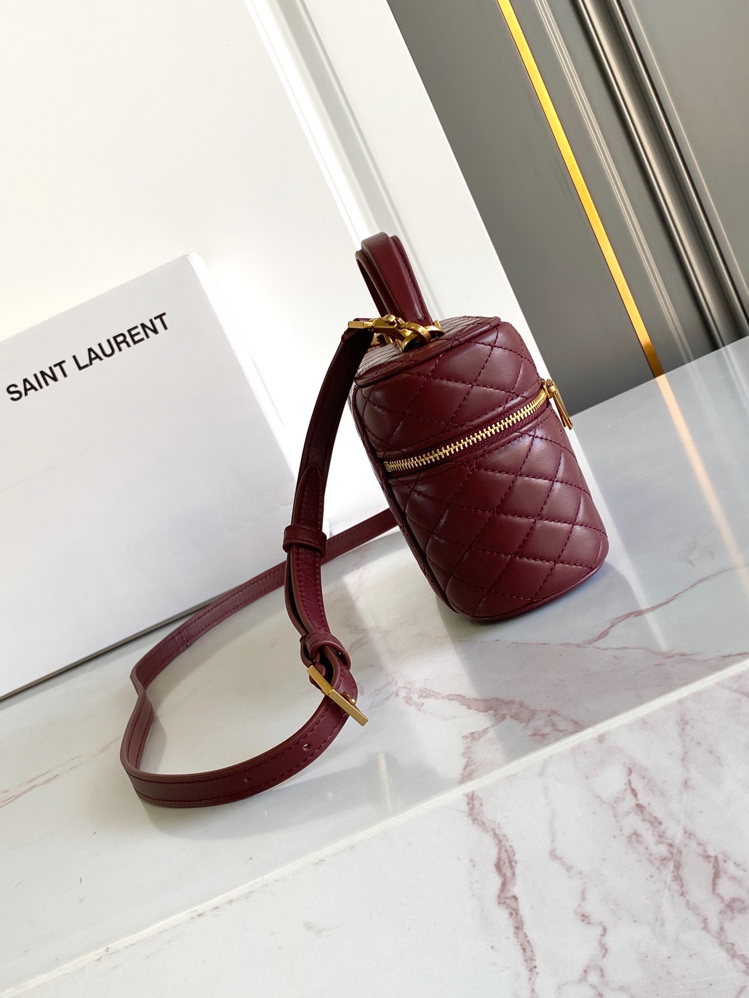 YSL GABY VANITY BAG 생로랑 미니 양가죽 크로스바디 가방