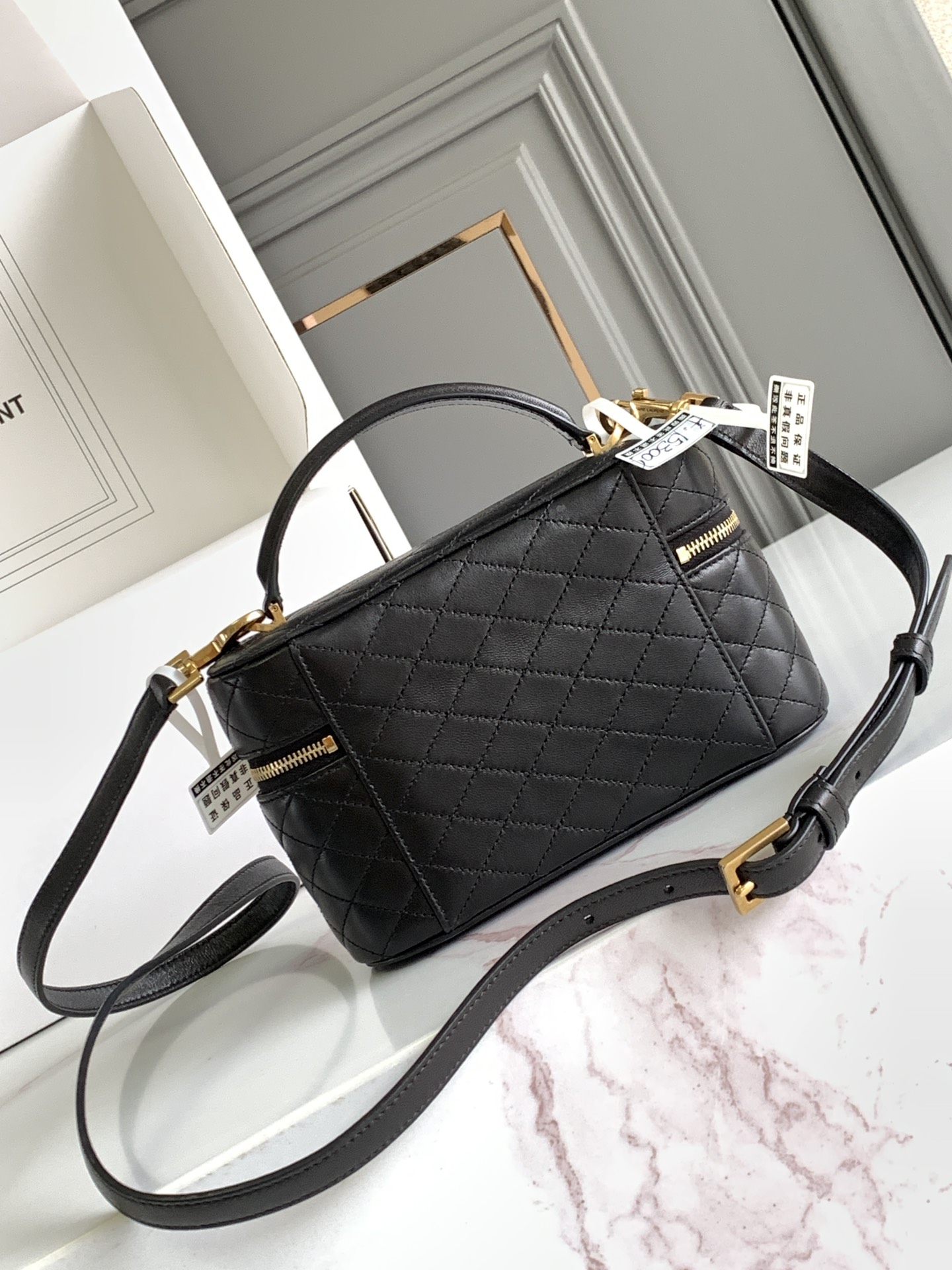 YSL GABY VANITY BAG 생로랑 미니 양가죽 크로스바디 가방