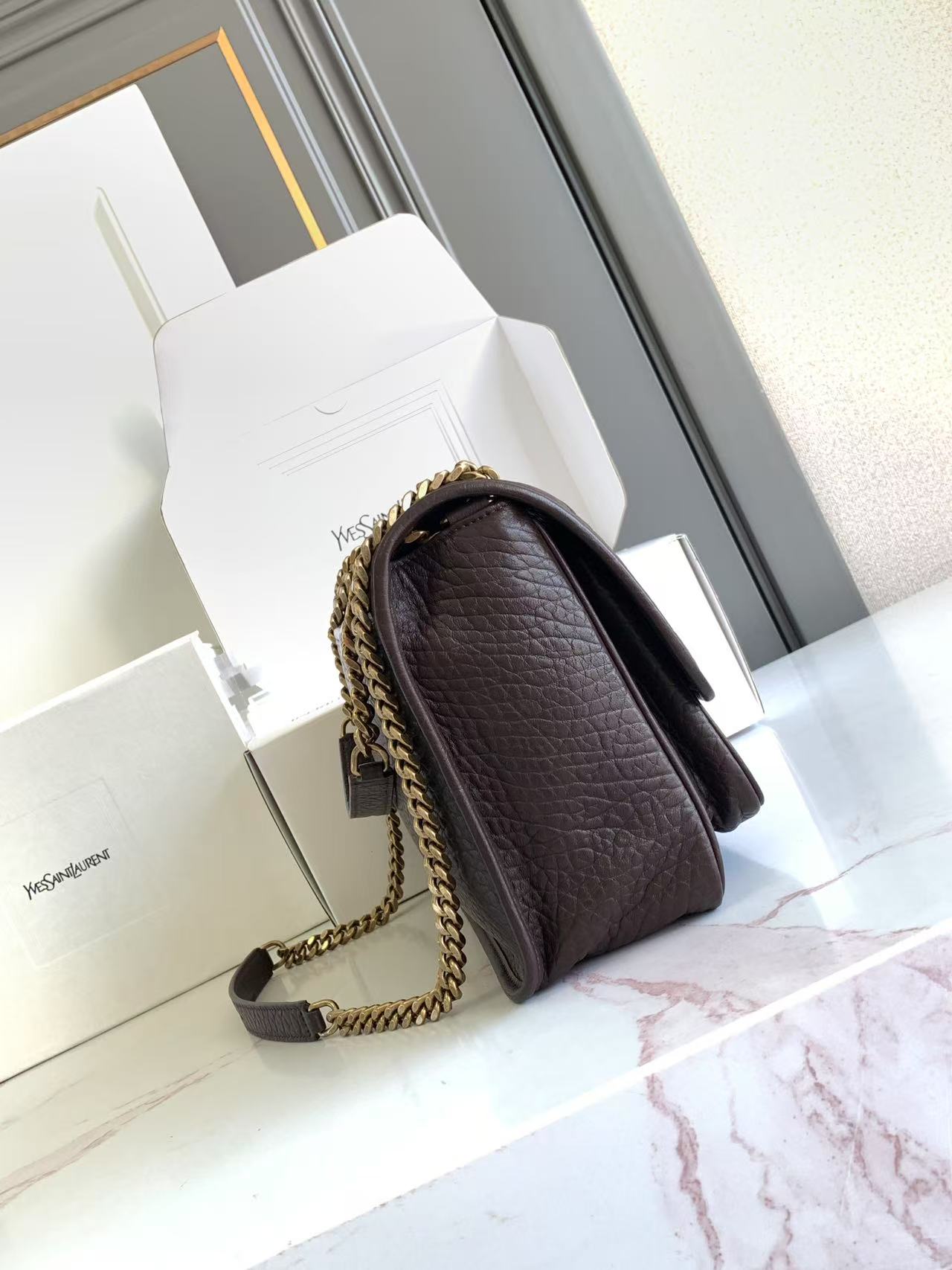 YSL NIKI 생로랑 미디엄 그레인 램스킨 백 가방