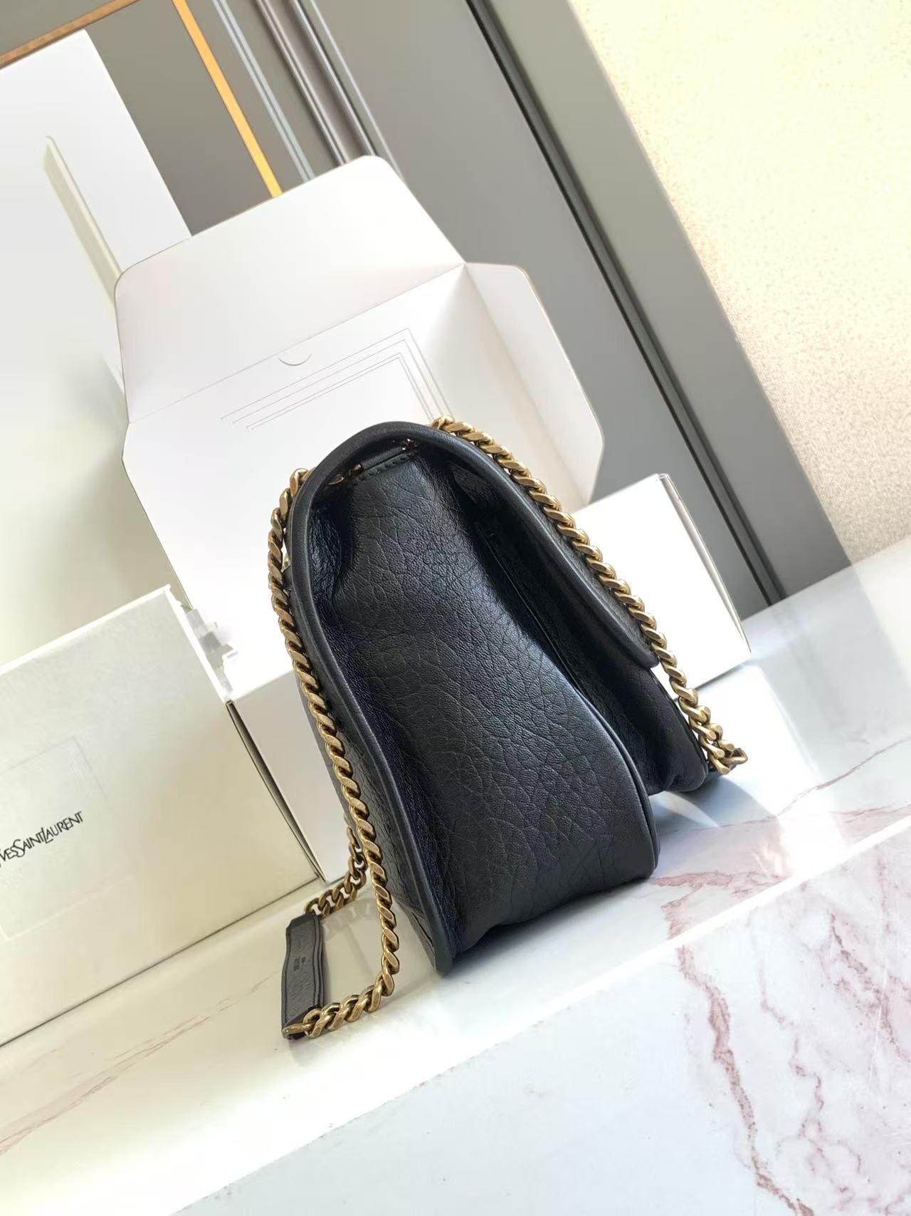 YSL NIKI 생로랑 미디엄 그레인 램스킨 백 가방