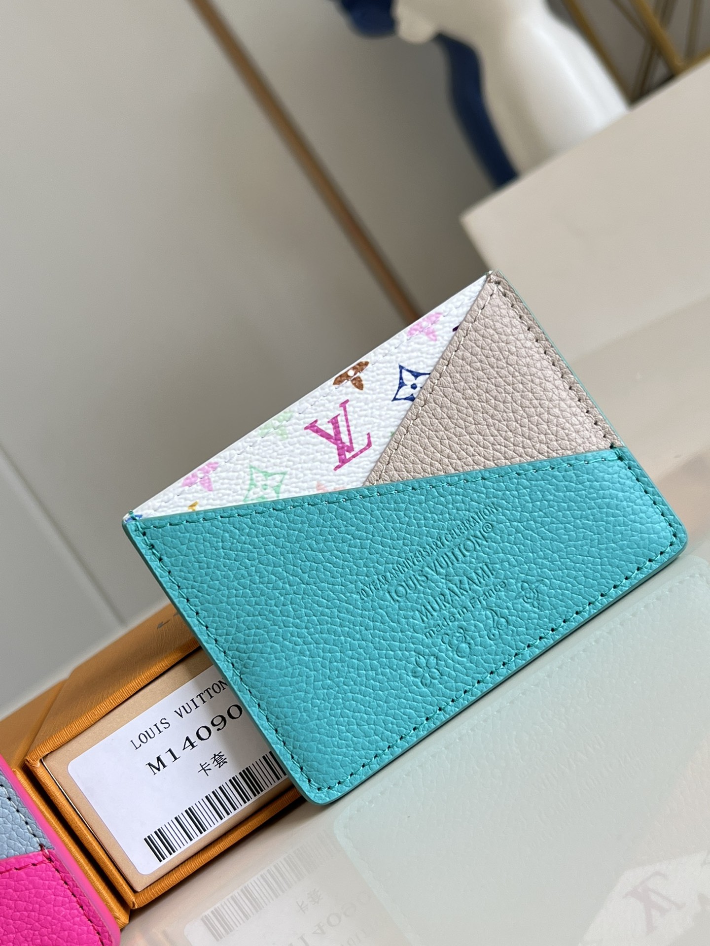 LV 루이비통 Criss-Cross 카드 홀더 (M14090 블루) 지갑