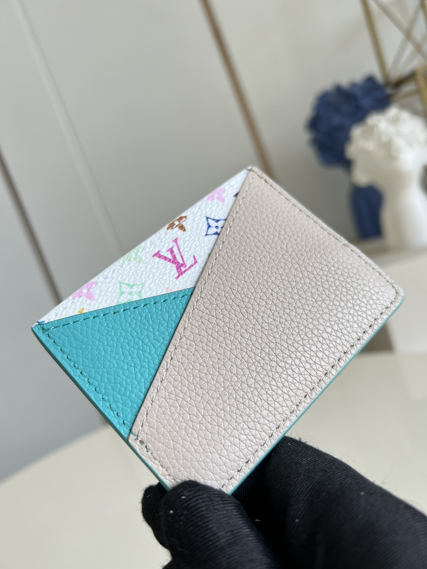 LV 루이비통 Criss-Cross 카드 홀더 (M14090 블루) 지갑