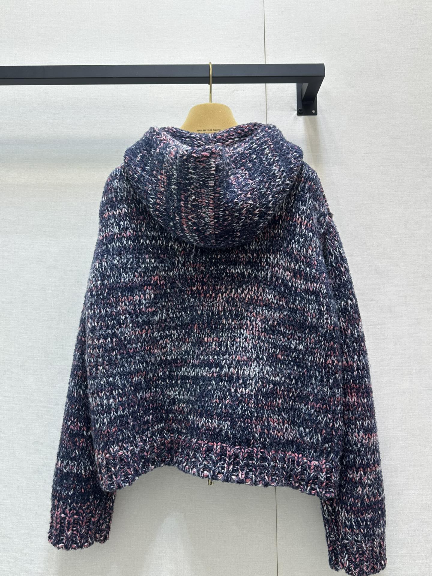 miumiu 미우미우 꽈배기 스노우 컬러 후드 집업 자켓 재킷 의류