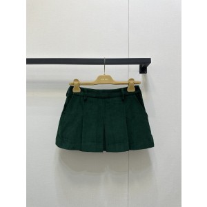 miumiu 미우미우 코듀로이 플리츠 스커트 치마 의류
