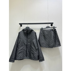 Dior CD 디올 후드 자켓 + 스커트 팬츠 세트 의류