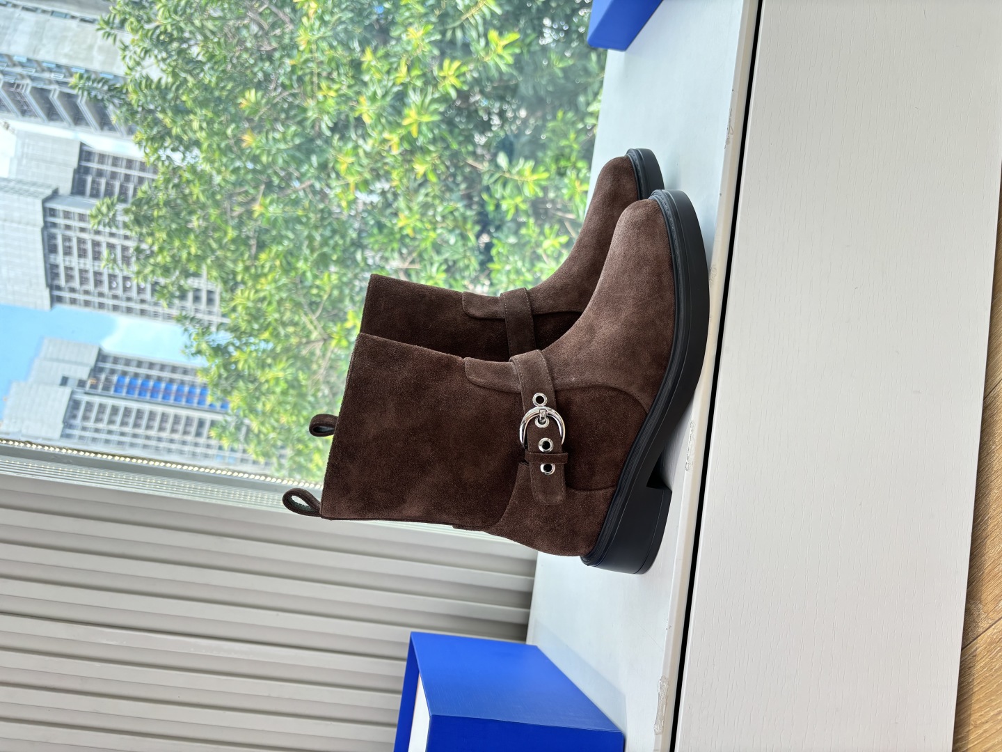 Stuart Weitzman 스튜어트 와이츠먼 기계식 버클 숏 부츠 신발