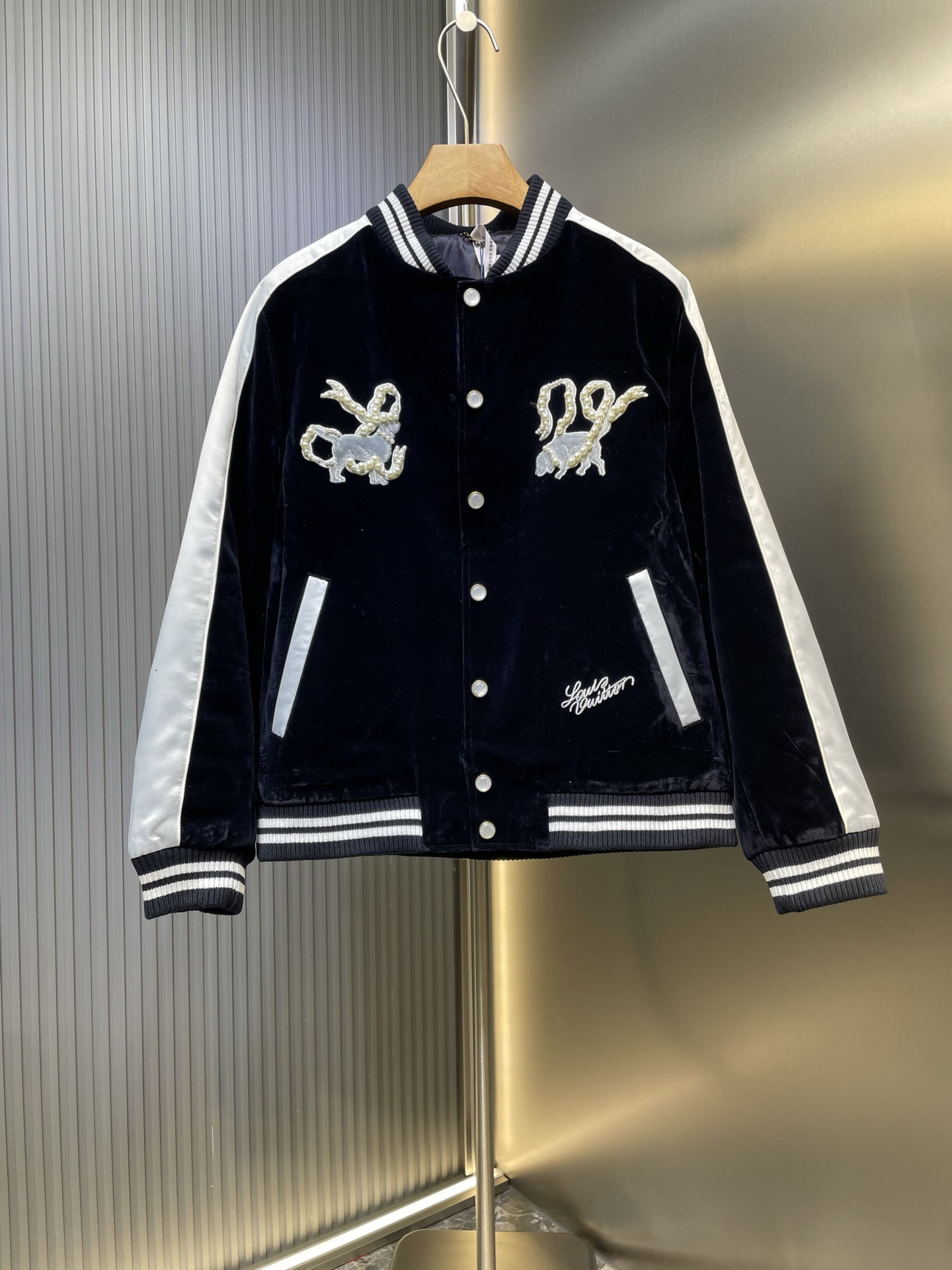 Louis Vuitton LV 루이비통 벨벳 데님 스카잔 재킷 자켓 의류