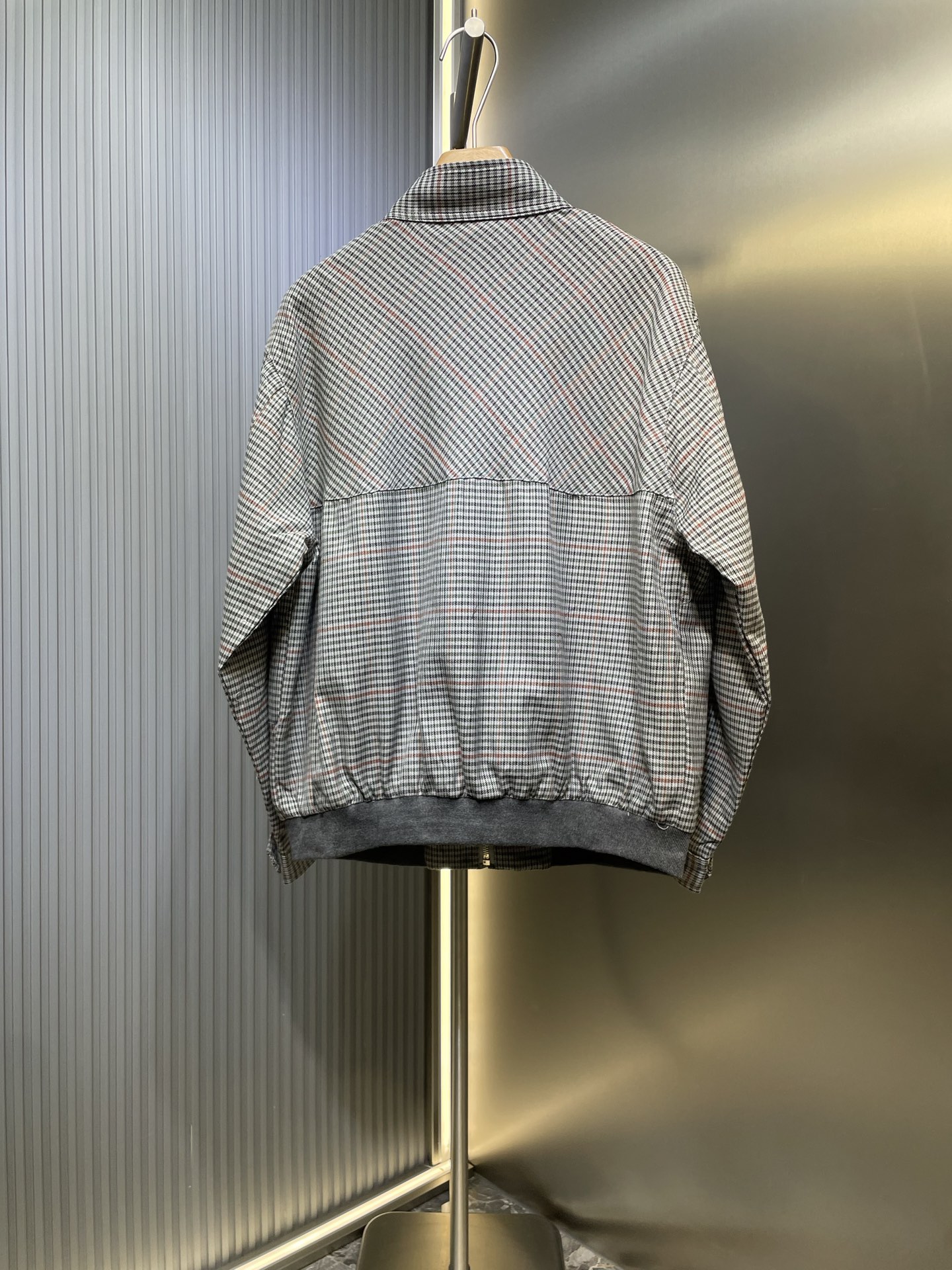 miumiu 미우미우 자수 스트라이프 체크 재킷 자켓 의류