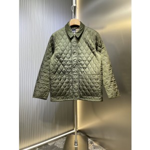 Burberry 버버리 체크 퀄팅 카라 패딩 점퍼 자켓 의류