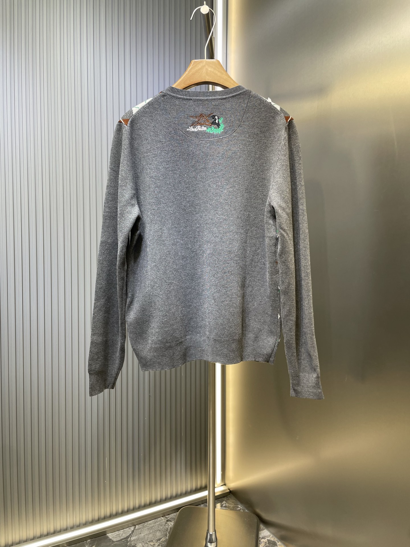 Louis Vuitton LV 루이비통 다이아몬드 패턴 긴팔 니트 스웨터 의류