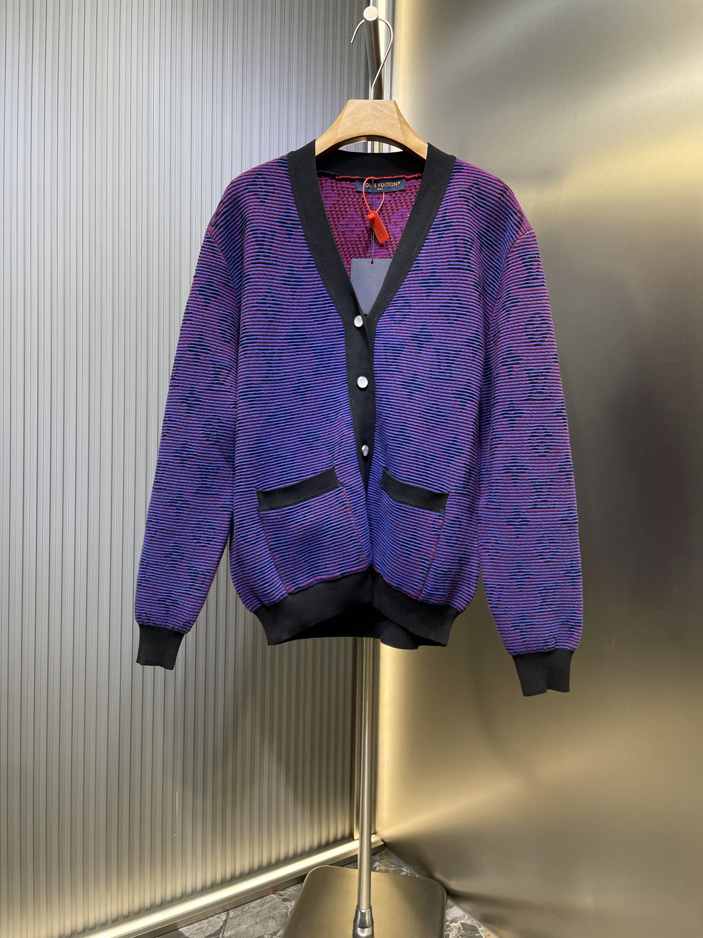 Louis Vuitton LV 루이비통 모노그램 자카드 그라데이션 버튼 가디건 의류