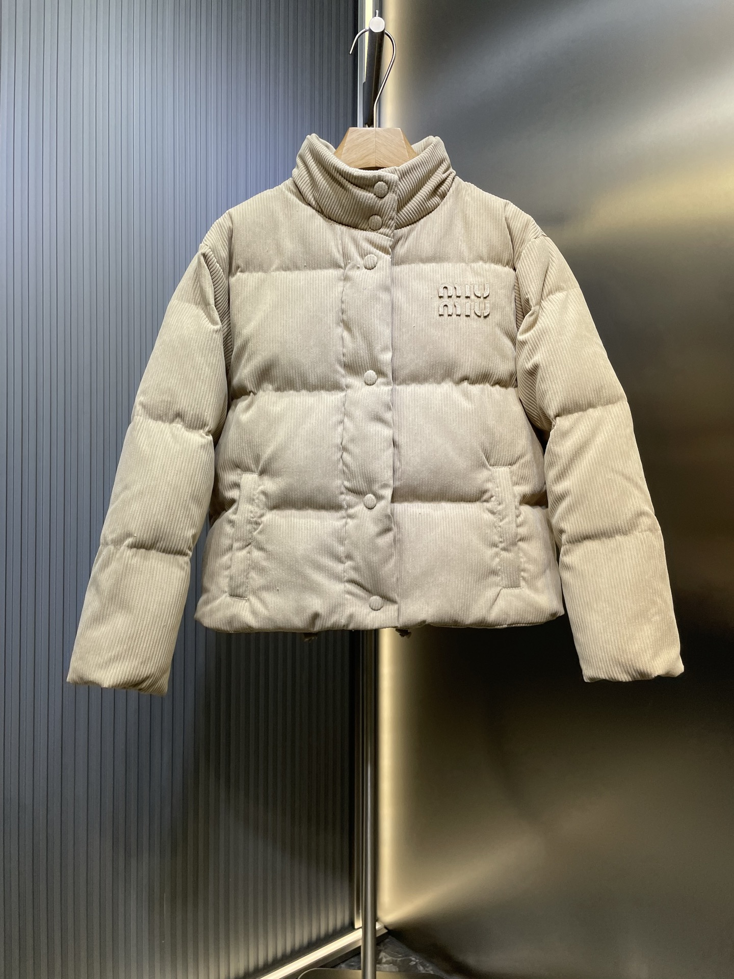 miumiu 미우미우 카라 스트링 패딩 점퍼 자켓 의류