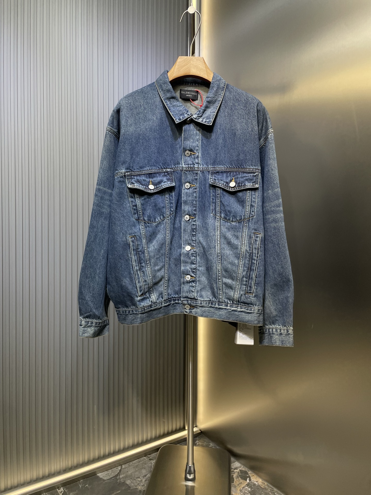 Balenciaga 발렌시아가 청 데님 자켓 재킷 의류