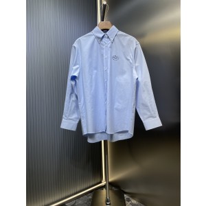 Prada 프라다 클래식 자수 카라 버튼 셔츠 의류