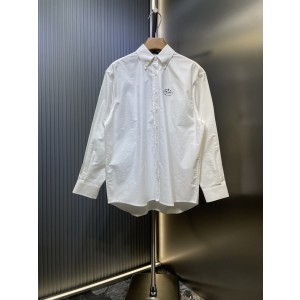Prada 프라다 클래식 자수 카라 버튼 셔츠 의류