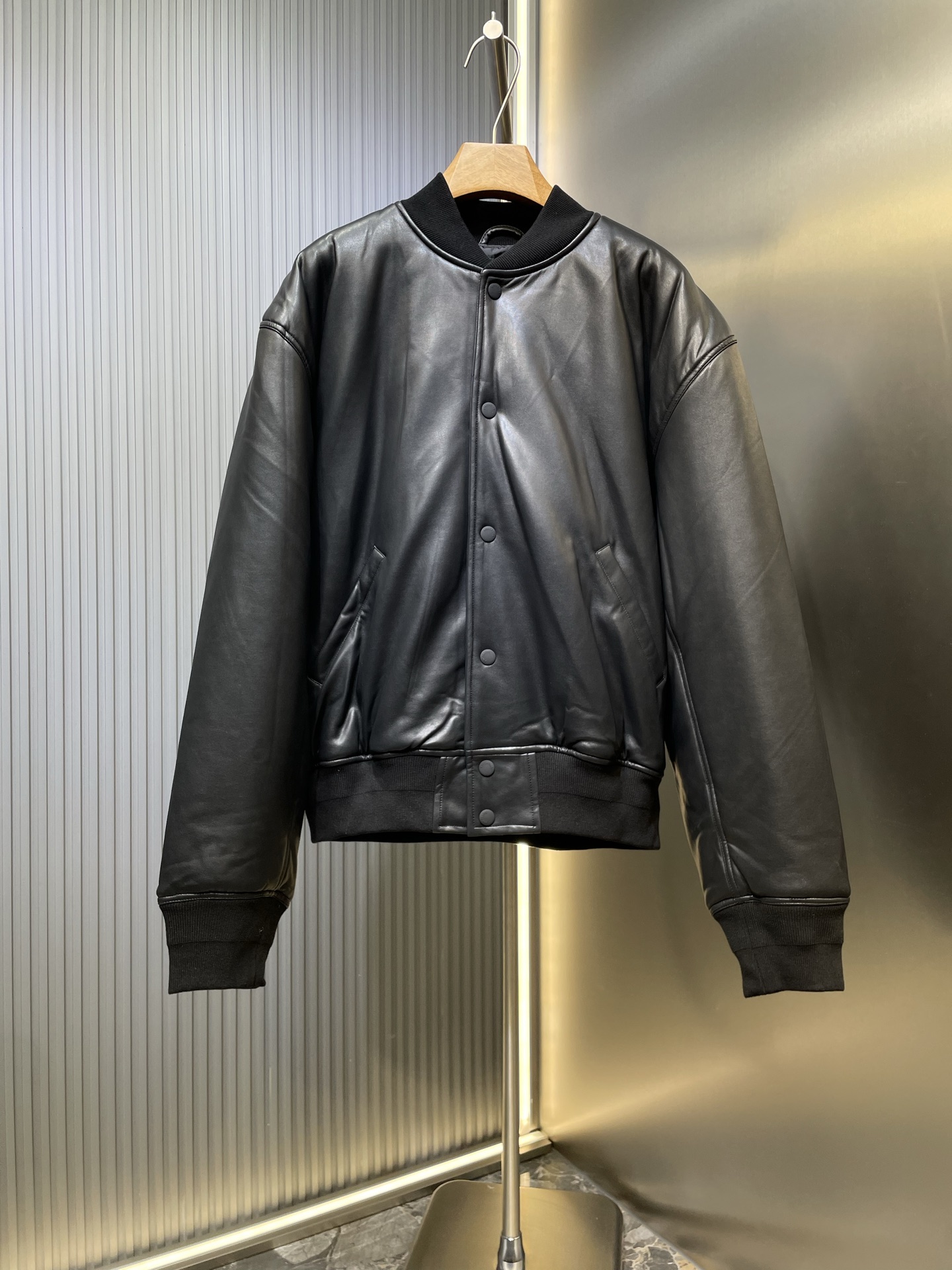 Balenciaga 발렌시아가 레터링 가죽 재킷 자켓 의류