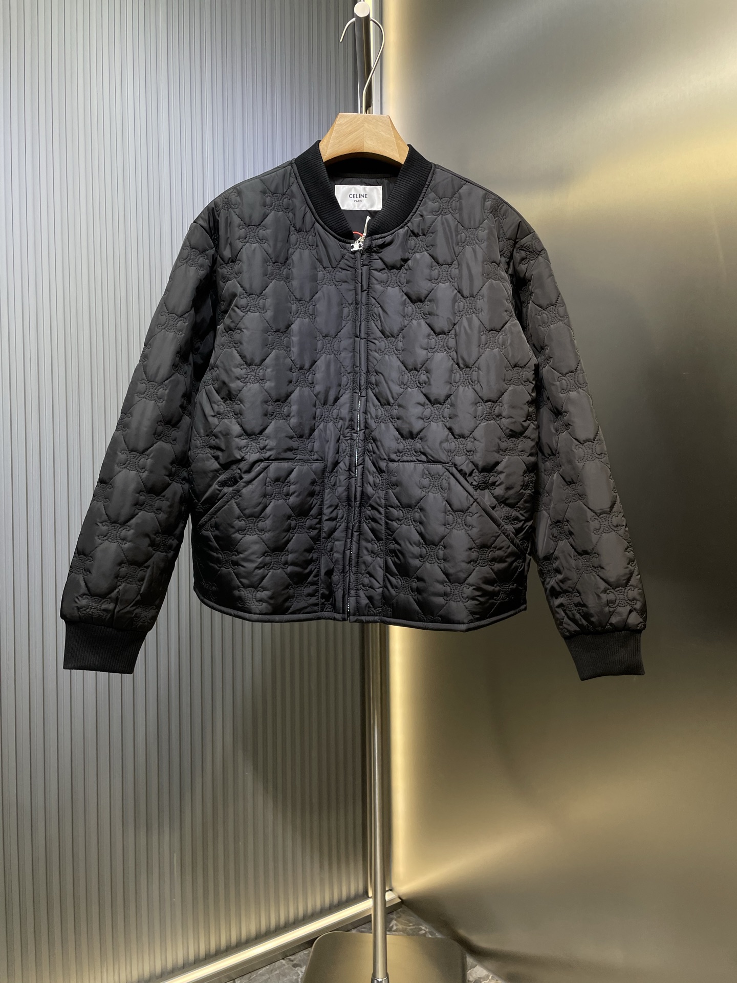 CELINE 셀린느 올오버 패턴 패딩 자켓 점퍼 의류