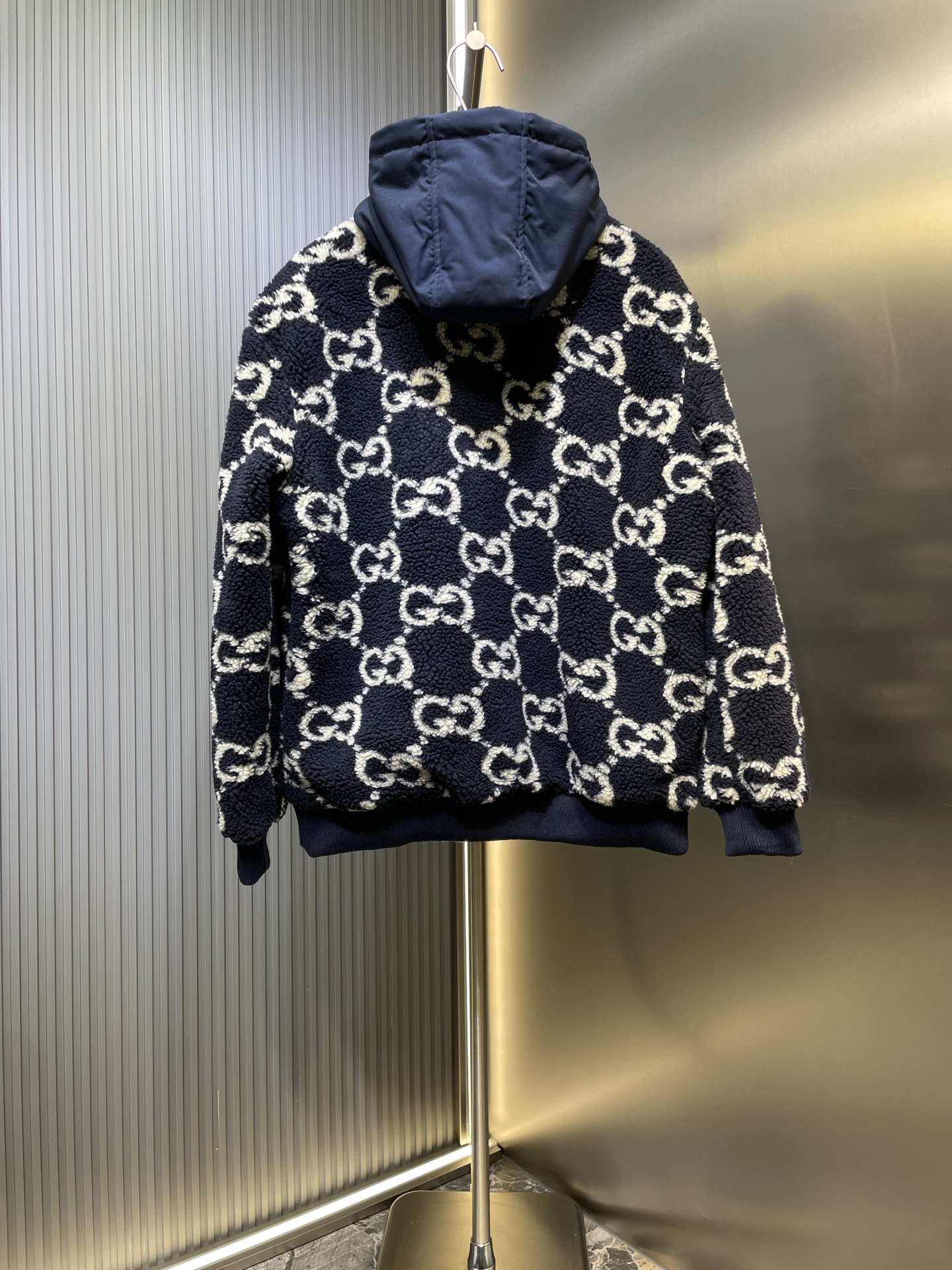 Gucci 구찌 로고 램스울 후드 자켓 재킷 의류