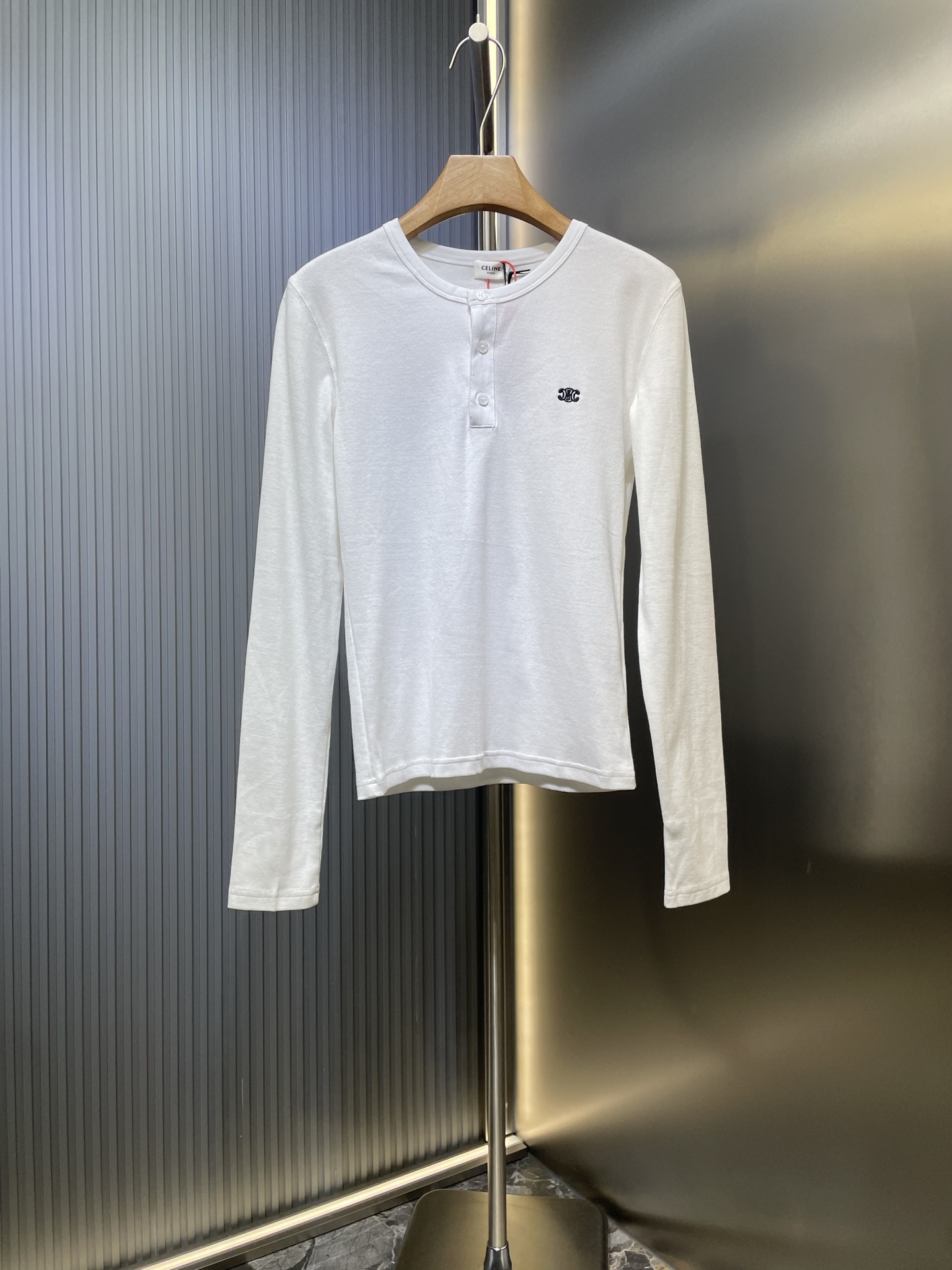 Celine 셀린느 켈리시 아치 자수 롱슬리브 긴팔 티셔츠 의류