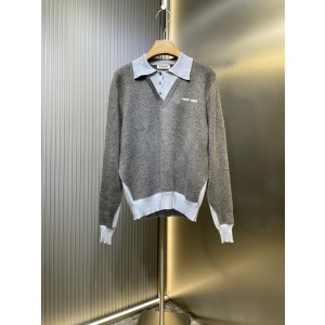 MIUMIU 미우미우 캐시미어·울 혼방 카라 폴로셔츠 의류