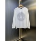 Versace 베르사체 크리스탈 장식 라운드넥 긴팔 티셔츠 의류
